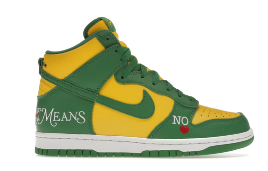 Nike SB Dunk High "Supreme By Any Means Brazil"