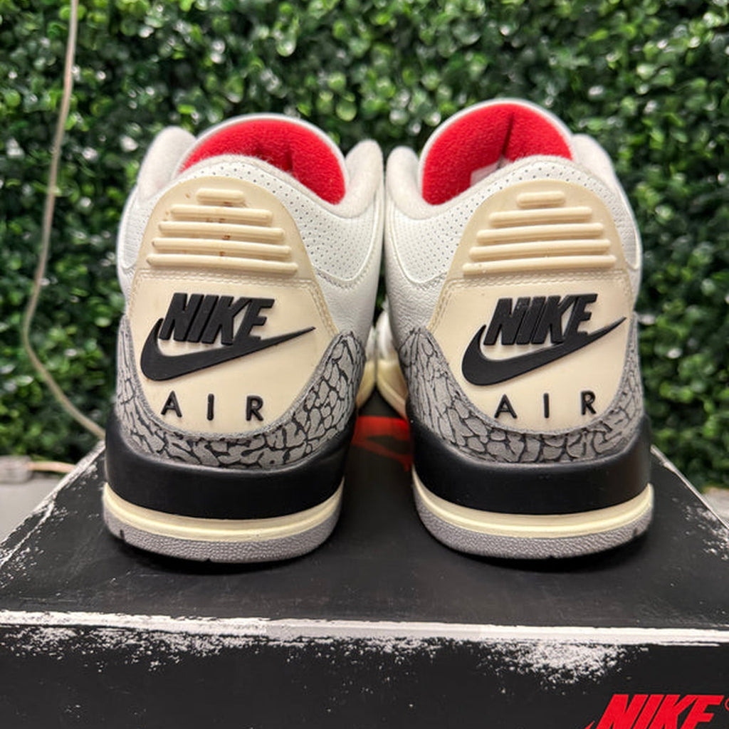 Jordan 3 "White Cement Reimagined" Size 11 Preowned