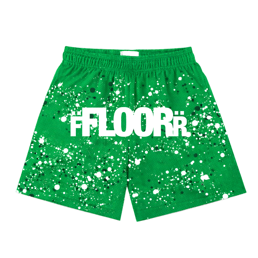 Floor914 Celtics V2 Splatter Shorts