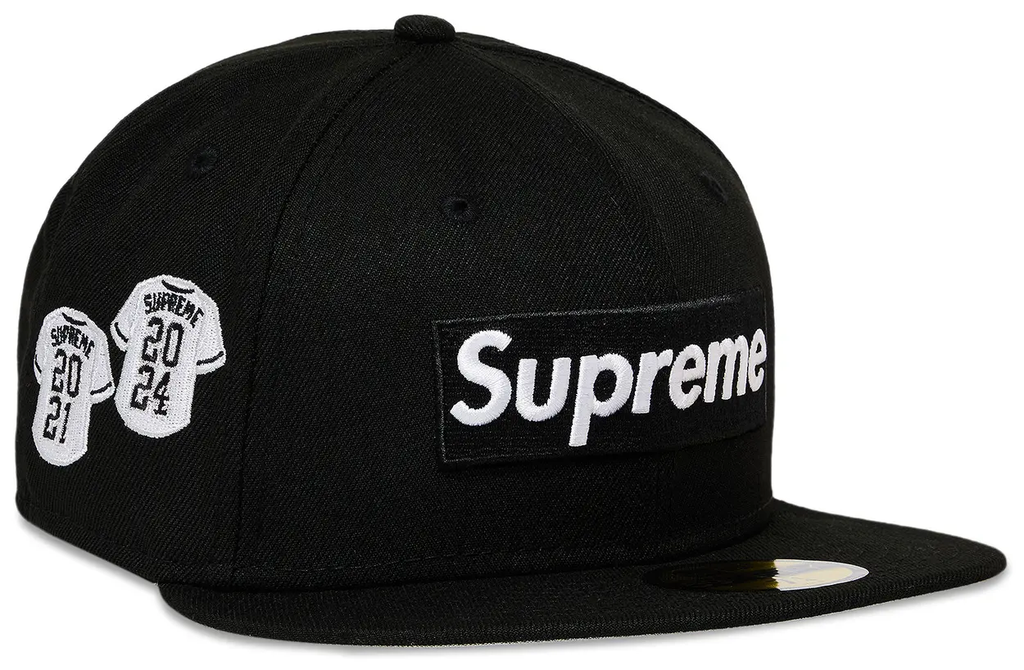 Supreme Jerseys Box Logo New Era Fitted Hat