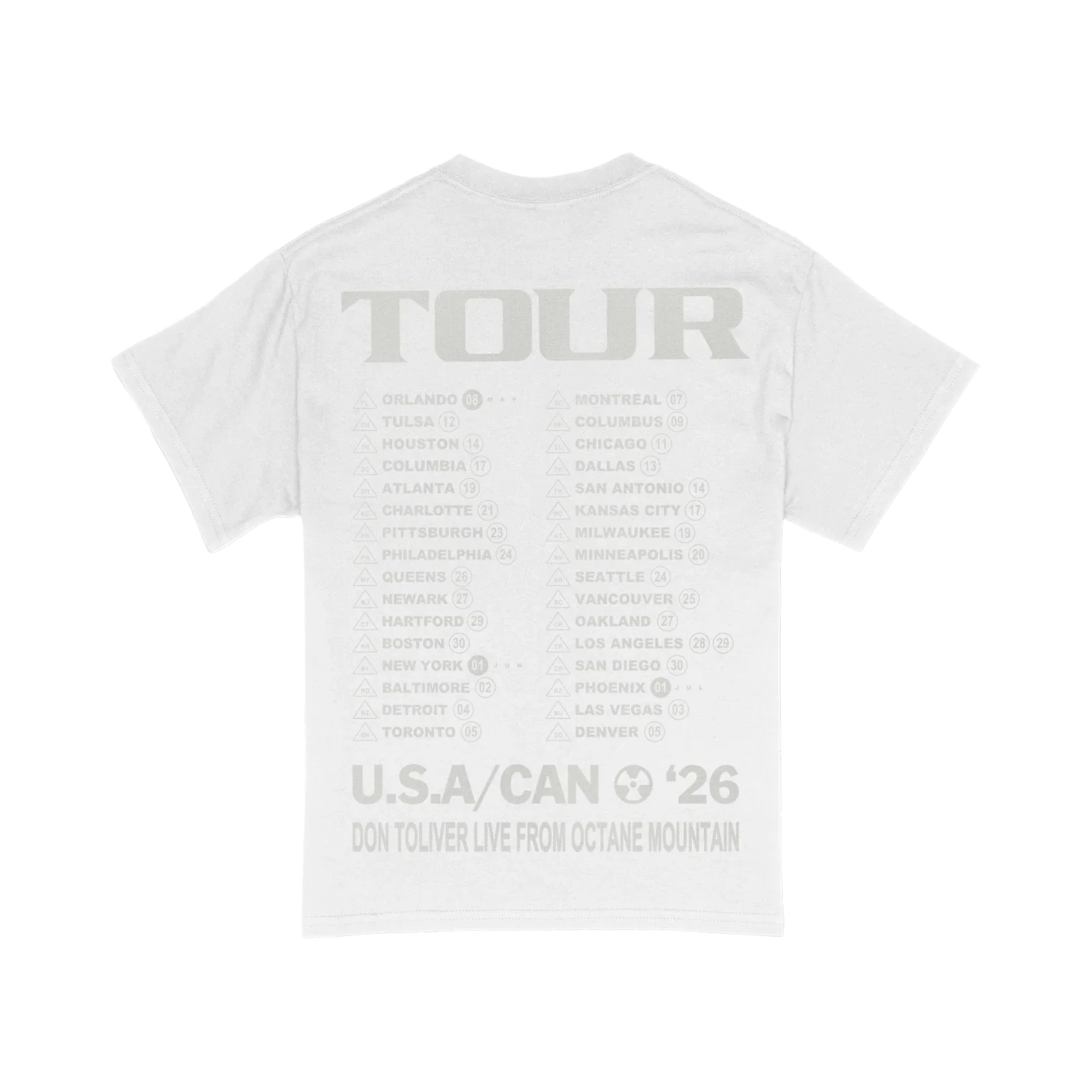 Octane Tour Merch by : Don Toliver "Futuristic Racing Tee"