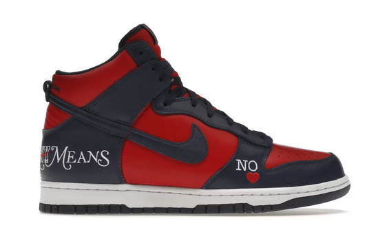 Nike SB Dunk High "Supreme By Any Means Navy"