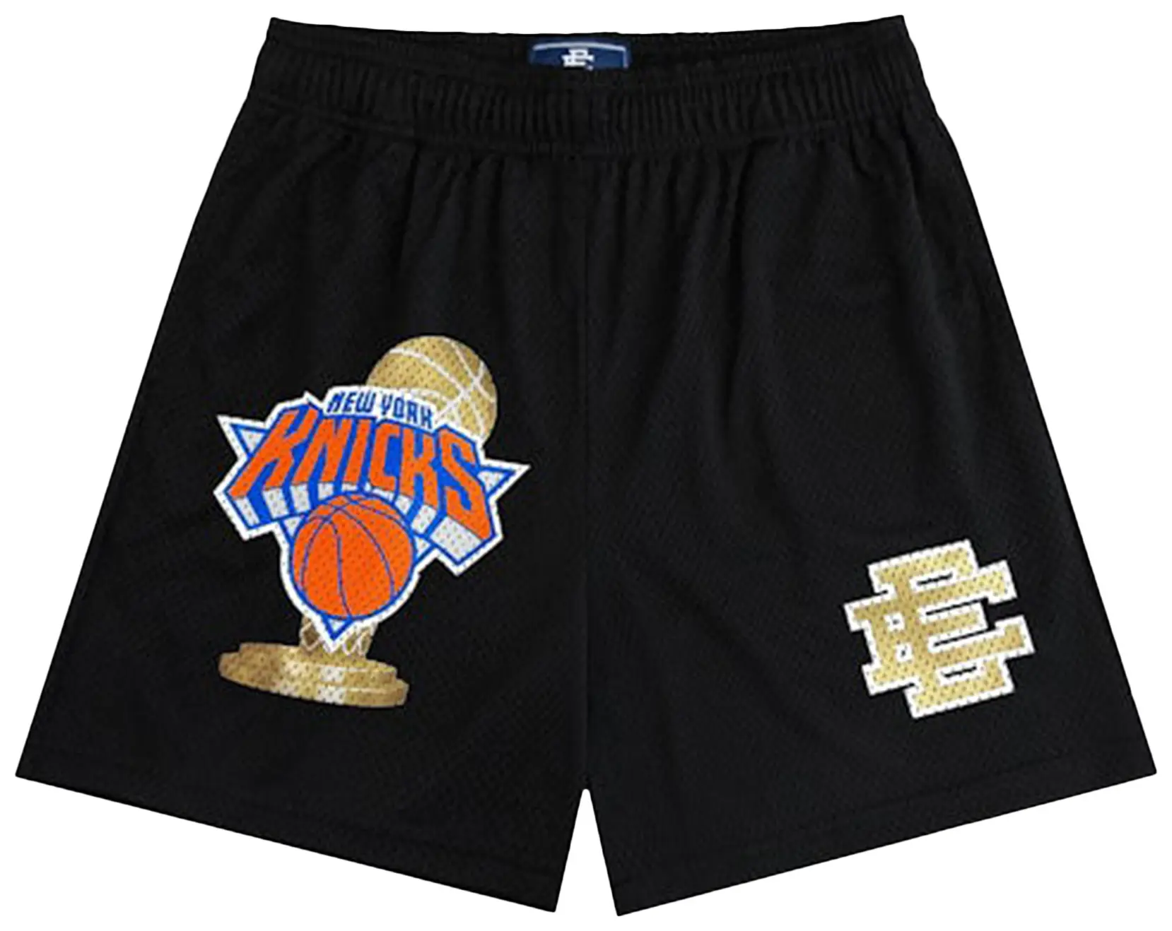 Eric Emanuel x New York Knicks Champ Shorts 'Black/Gold'