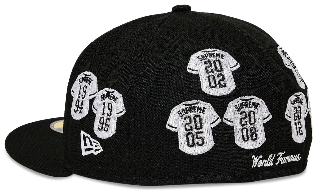 Supreme Jerseys Box Logo New Era Fitted Hat
