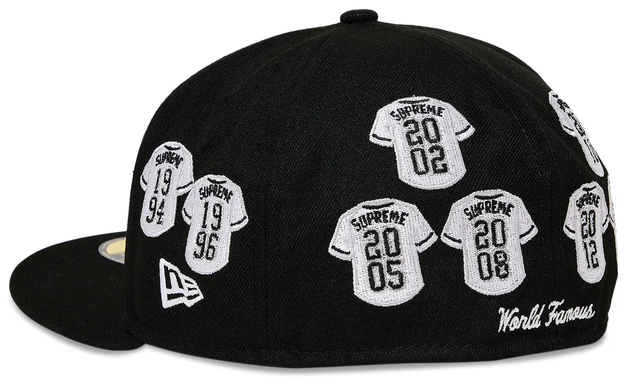 Supreme Jerseys Box Logo New Era Fitted Hat