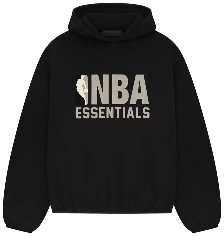 Fear God Essentials NBA Hoodie (SS25) Black