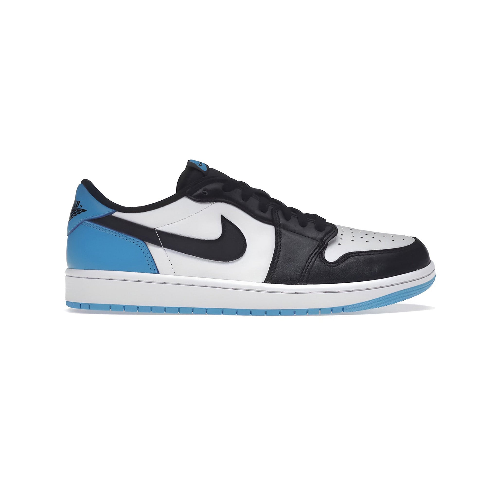 Jordan 1 Low "Black Dark Powder Blue" - Hype World