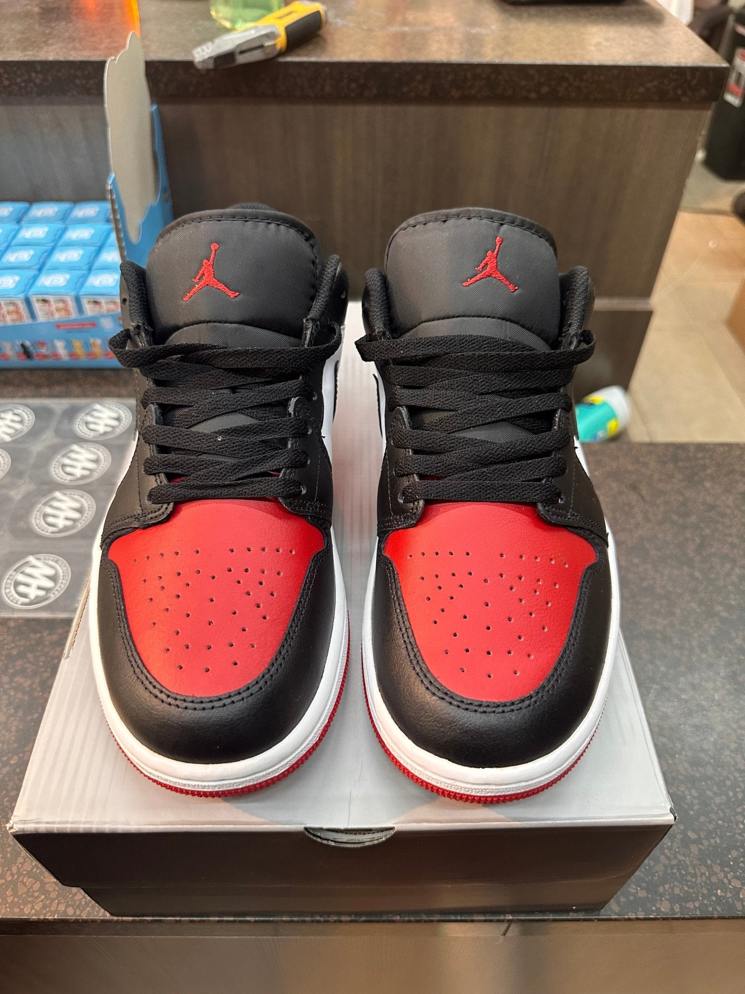 Jordan 1 Low " Black Toe" Preowned No Box - Hype World