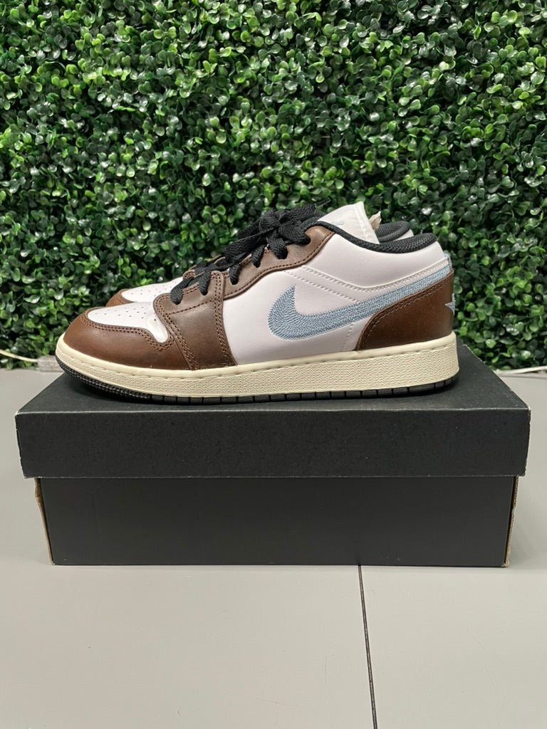 Jordan 1 Low "Mocha Blue Grey" (GS) Size 6.5Y Preowned - Hype World