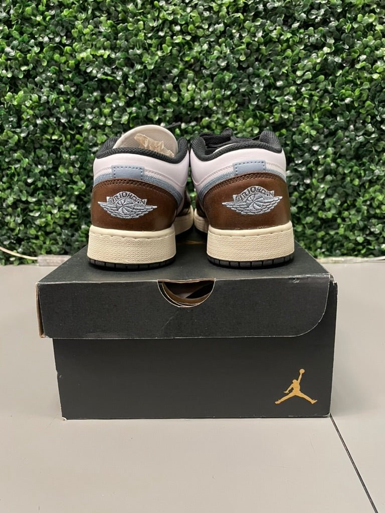 Jordan 1 Low "Mocha Blue Grey" (GS) Size 6.5Y Preowned - Hype World