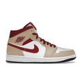 Jordan 1 Mid "Light Curry Cardinal" (GS) - Hype World
