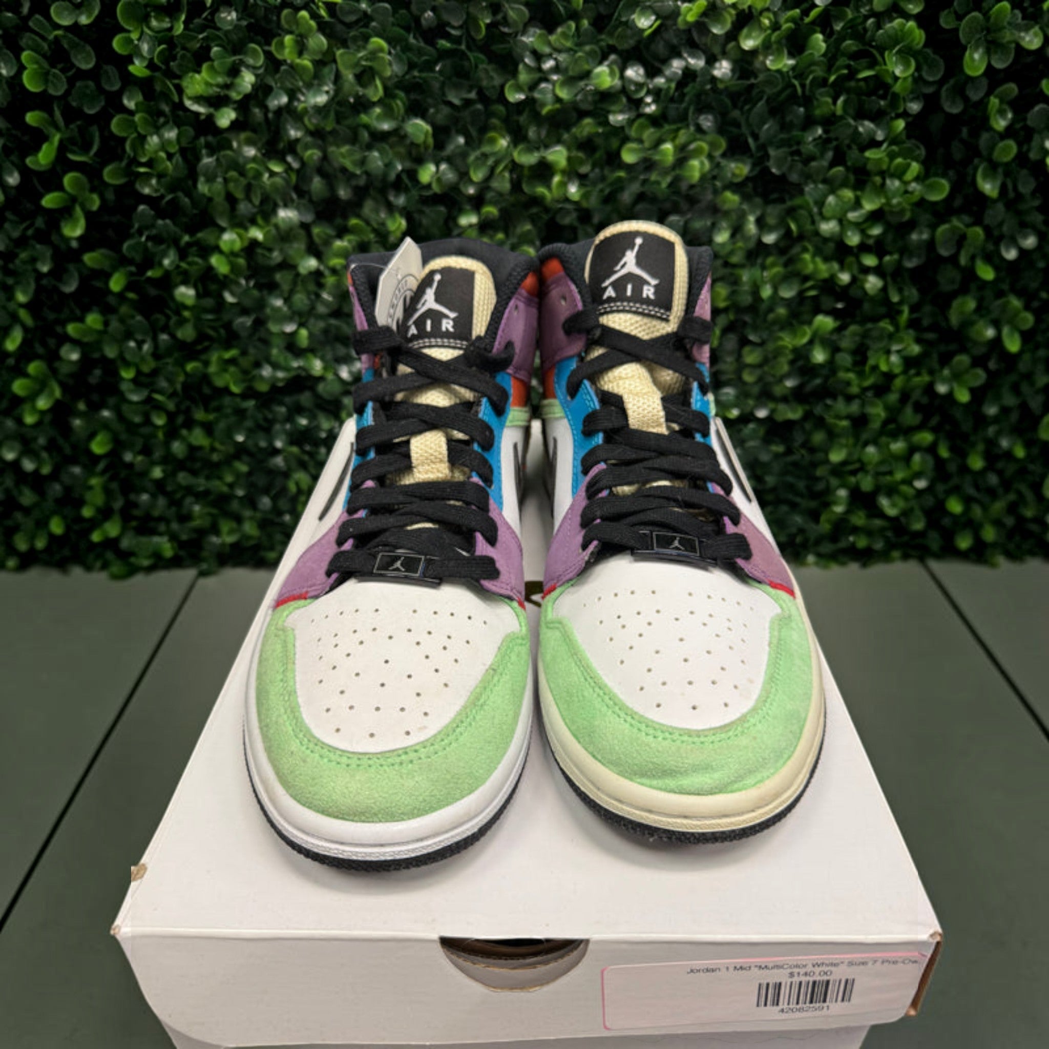 Jordan 1 Mid "Multi Color" Size 8.5W / 7Y Preowned - Hype World