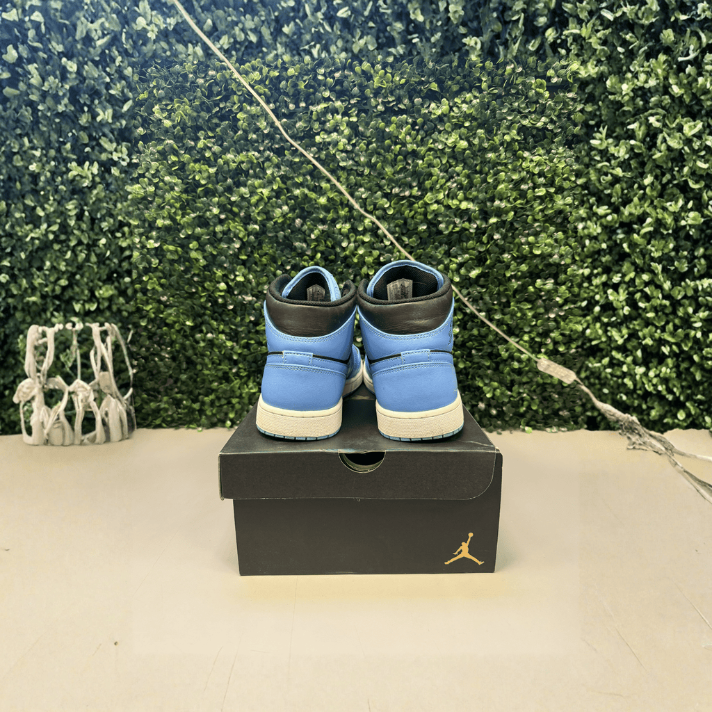 Jordan 1 Mid "University Blue Black" Size 11 Preowned - Hype World