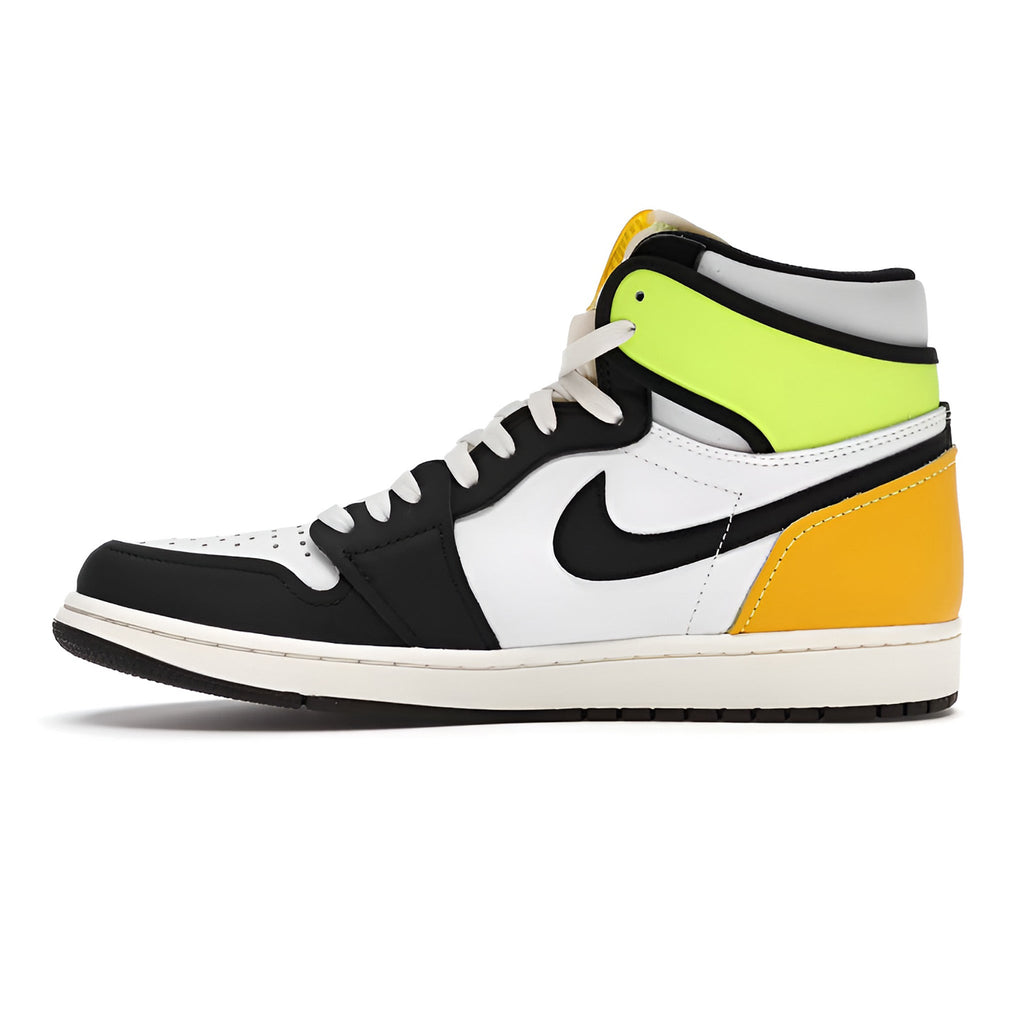 Jordan 1 Retro High "White Black Volt University Gold" - Hype World