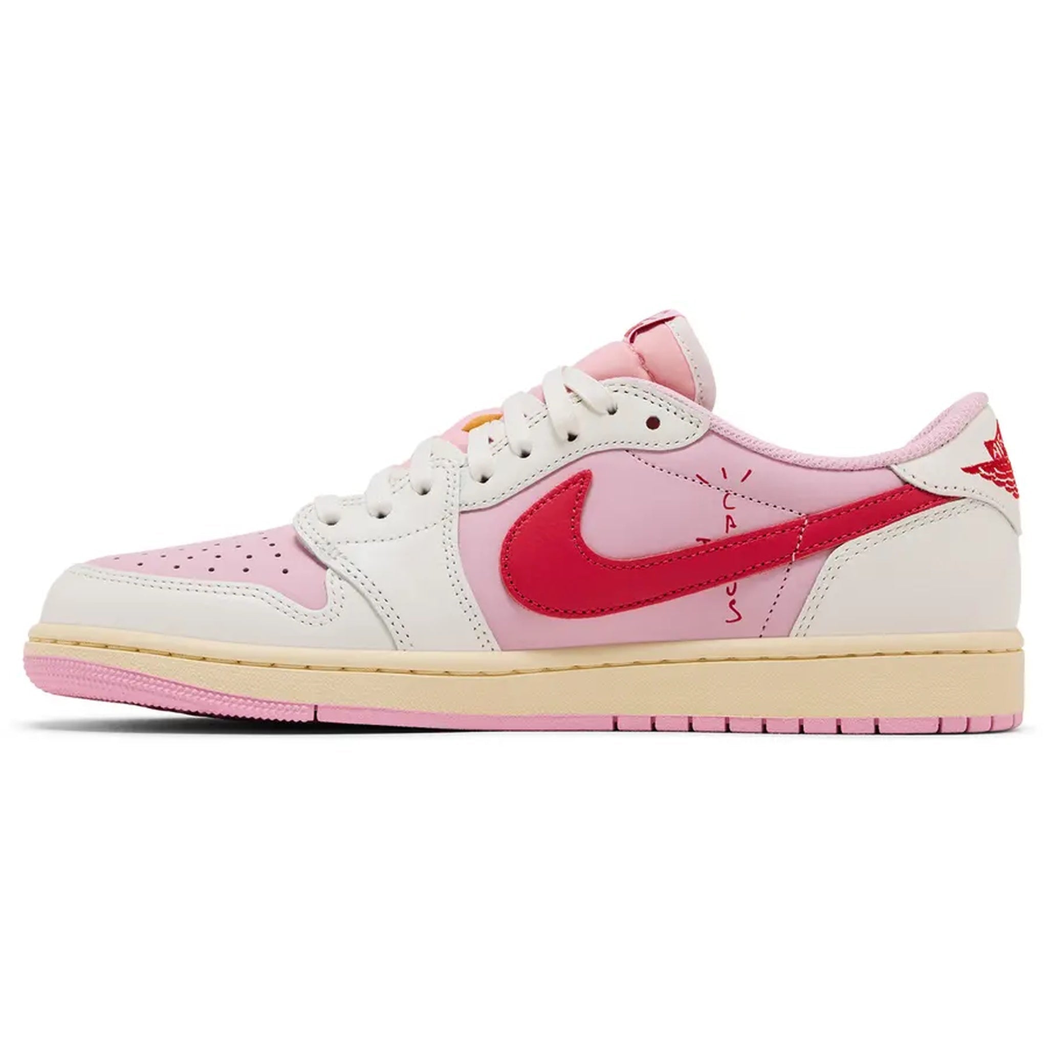 Jordan 1 Retro Low OG SP Travis Scott Sail Tropical Pink - Hype World