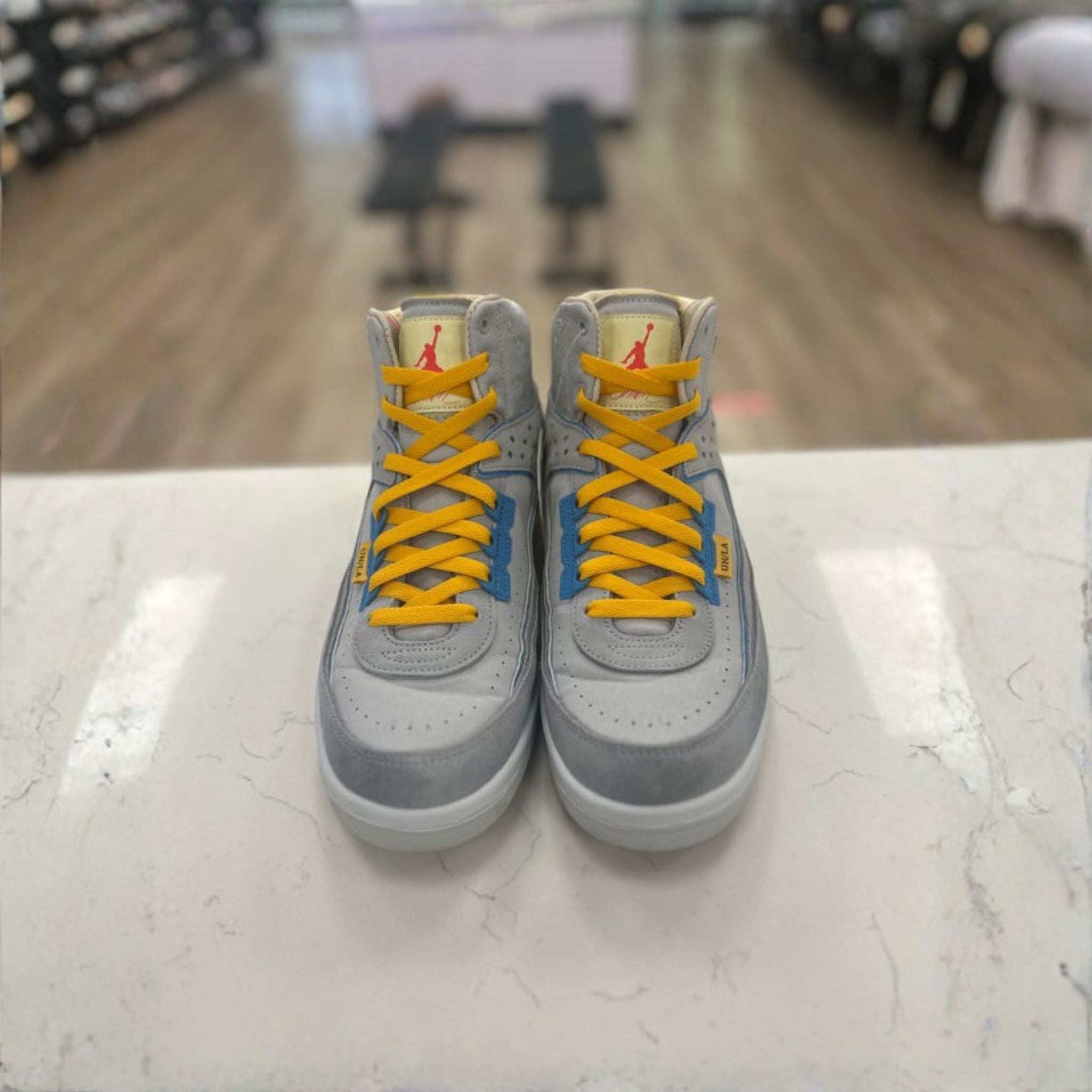 Jordan 2 Retro SP “Union Grey Fog” Preowned Size 9M - Hype World