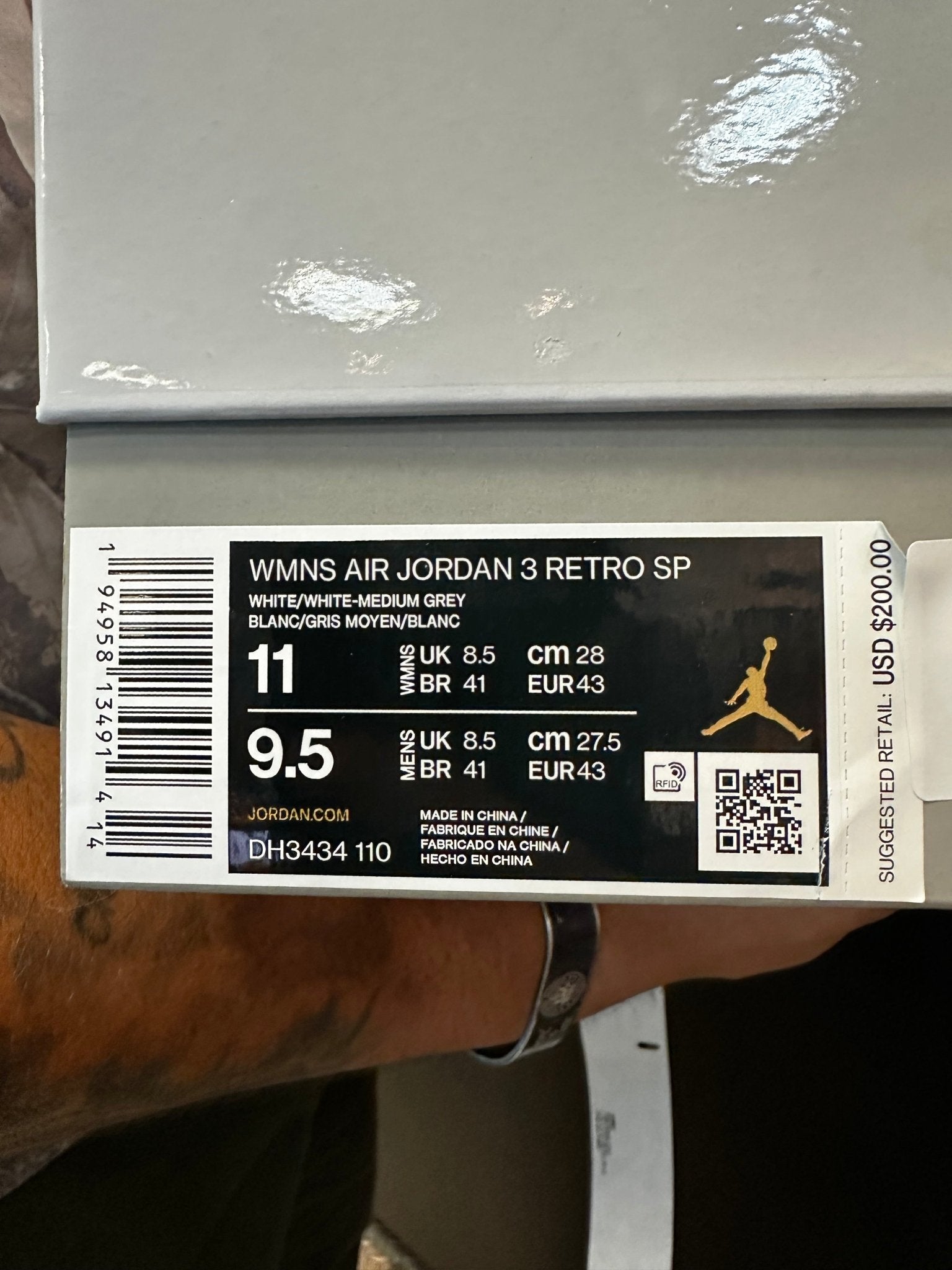 Jordan 3 Retro SP A Ma Maniére (Women's) Size 11W/ 9.5M - Hype World