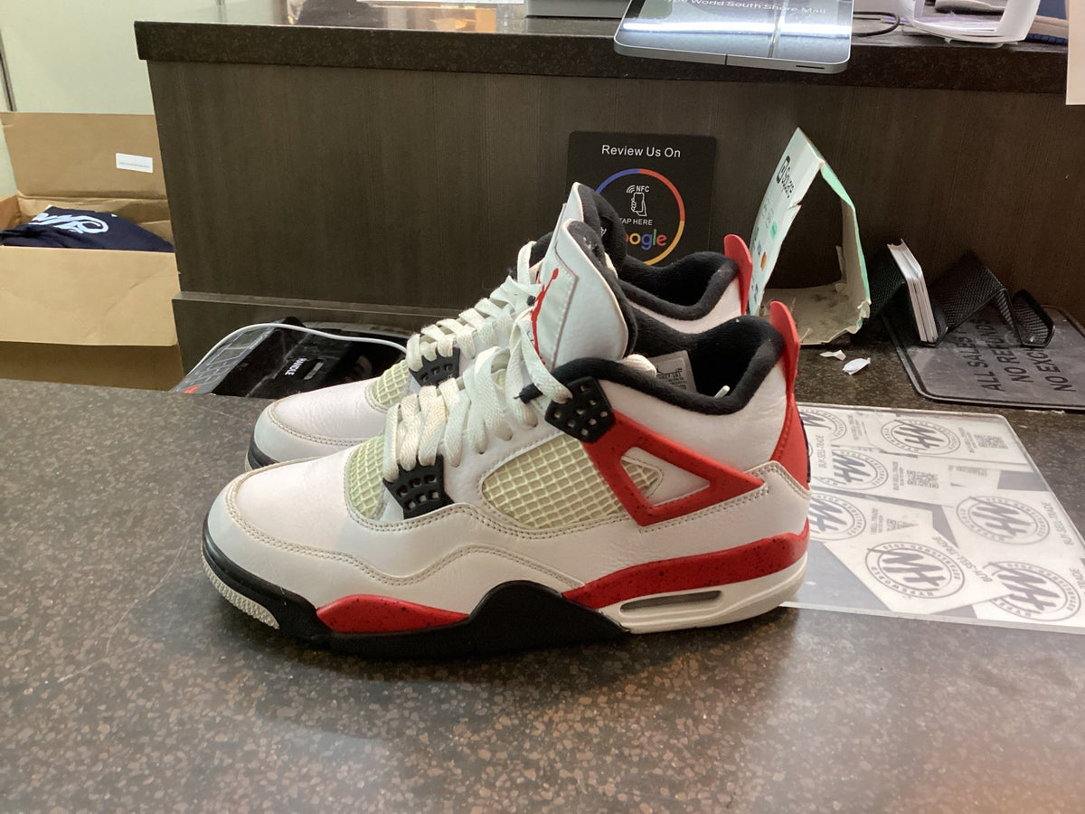Jordan 4 “Red Cement” Size 8 Preowned Owned No Box - Hype World