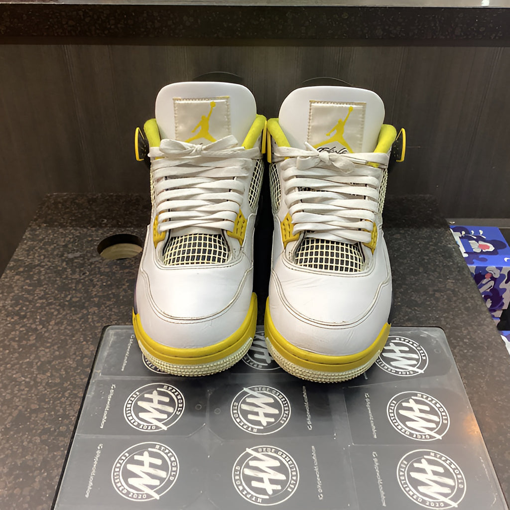 JORDAN 4 “Vivid Sulfur” Size 11W/9.5M PRE OWNED - Hype World