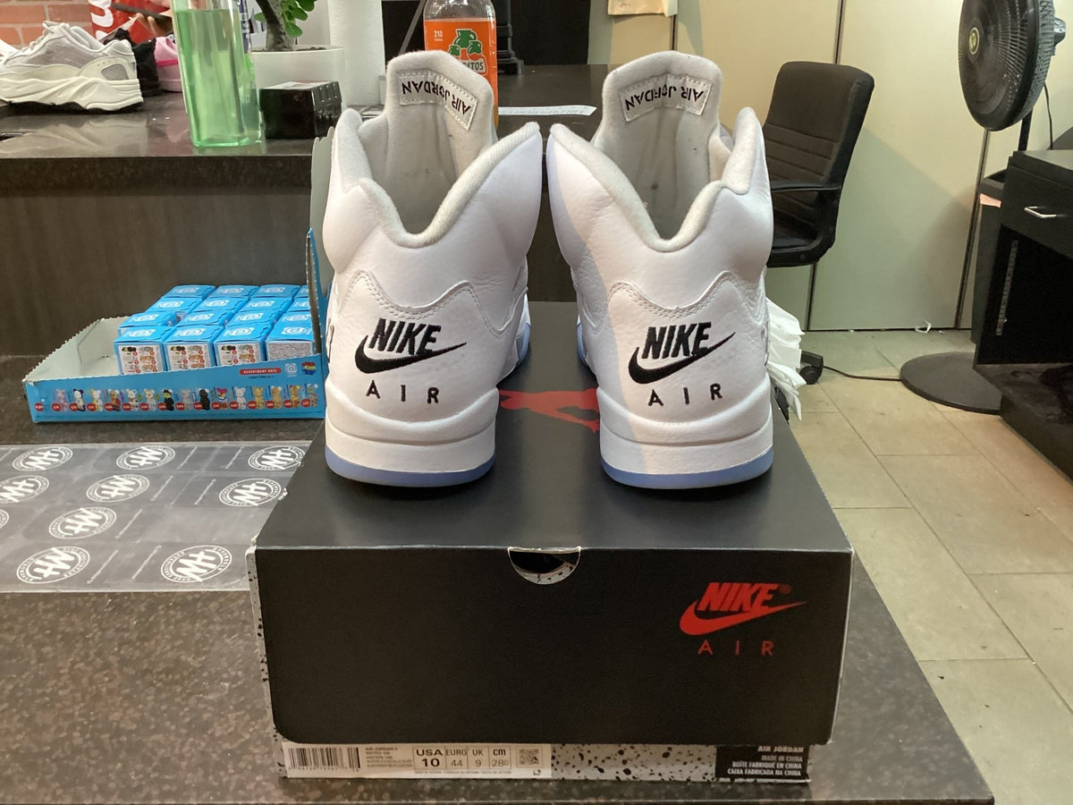 Jordan 5 “White Metallic” Preowned Size 10 - Hype World