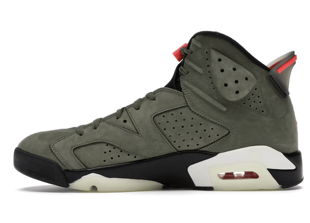 Jordan 6 Retro X Travis Scott "Olive - Hype World
