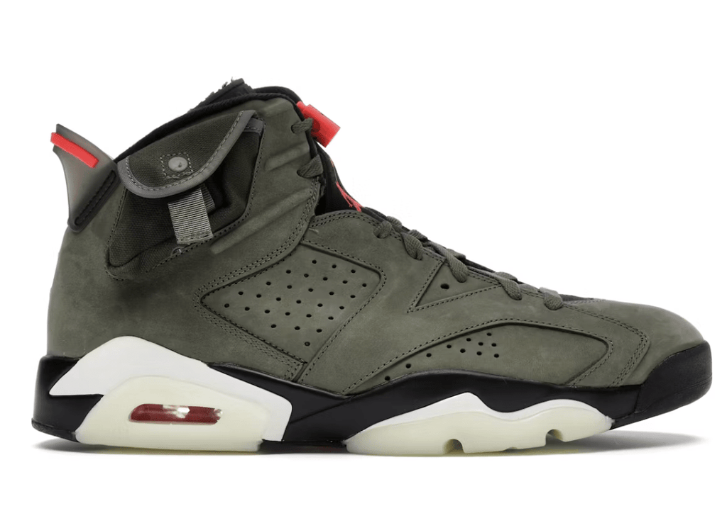 Jordan 6 Retro X Travis Scott "Olive - Hype World