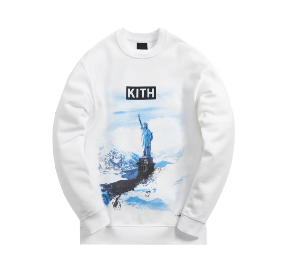 Kith Ellis Mountain Crewneck White - Hype World