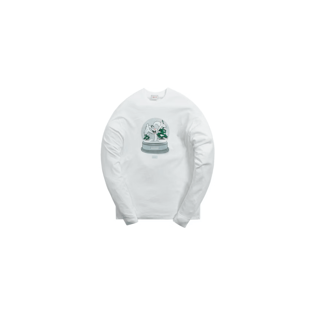 Kith Treats for Trix Snow Globe L/S Tee White (Special Cereal Box Packing) - Hype World