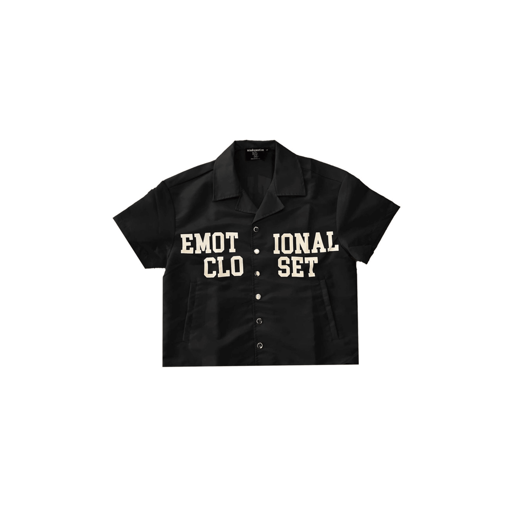 Mixed Emotions Black Backyard Nylon Shirt - Hype World