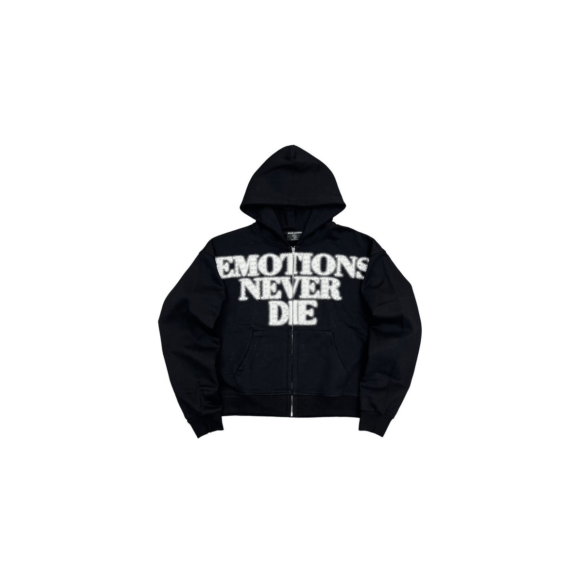 Mixed Emotions Black End Rhinestone Hoodie - Hype World