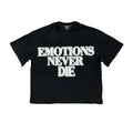 Mixed Emotions Black ‘End’ Rhinestone Tee - Hype World