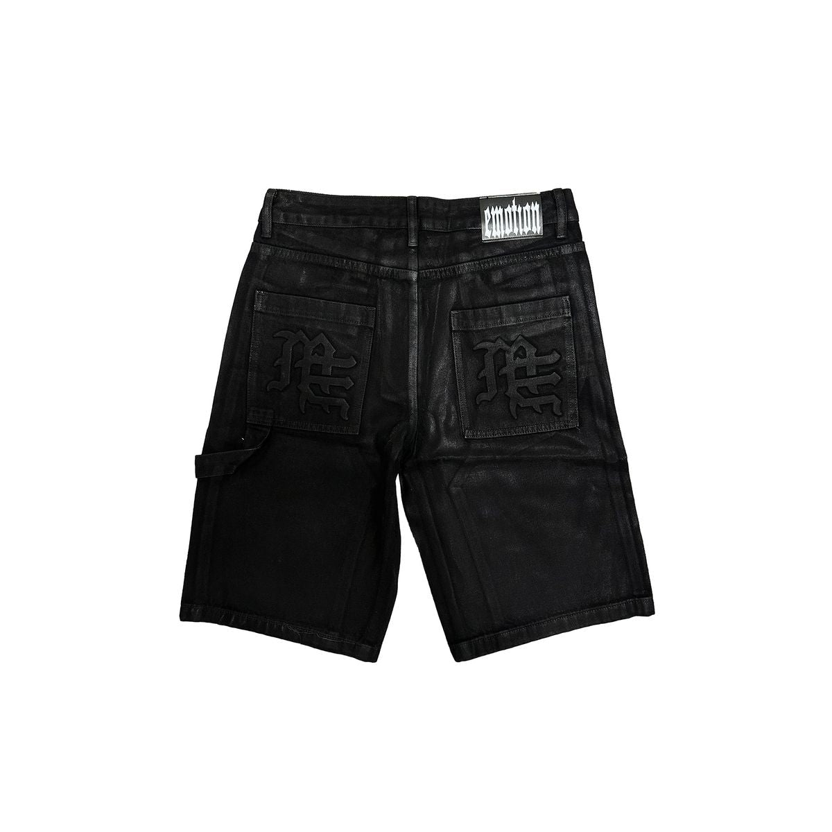 Mixed Emotions Black "Worker” Wax Shorts - Hype World