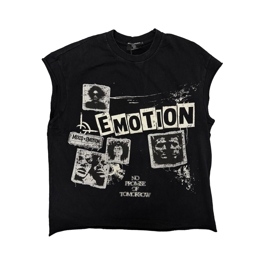 Mixed Emotions “Newspaper” Sleeveless tee - Hype World