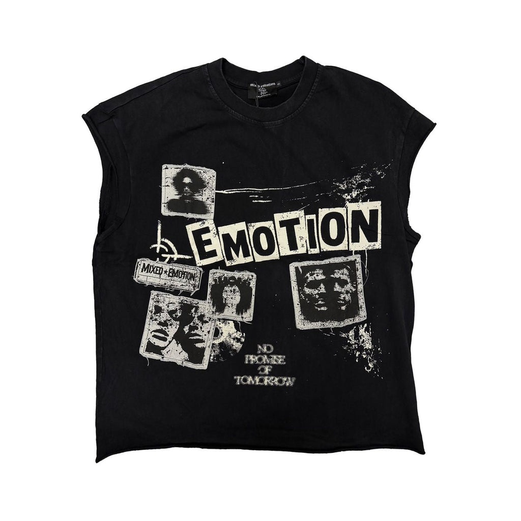 Mixed Emotions “Newspaper” Sleeveless tee - Hype World