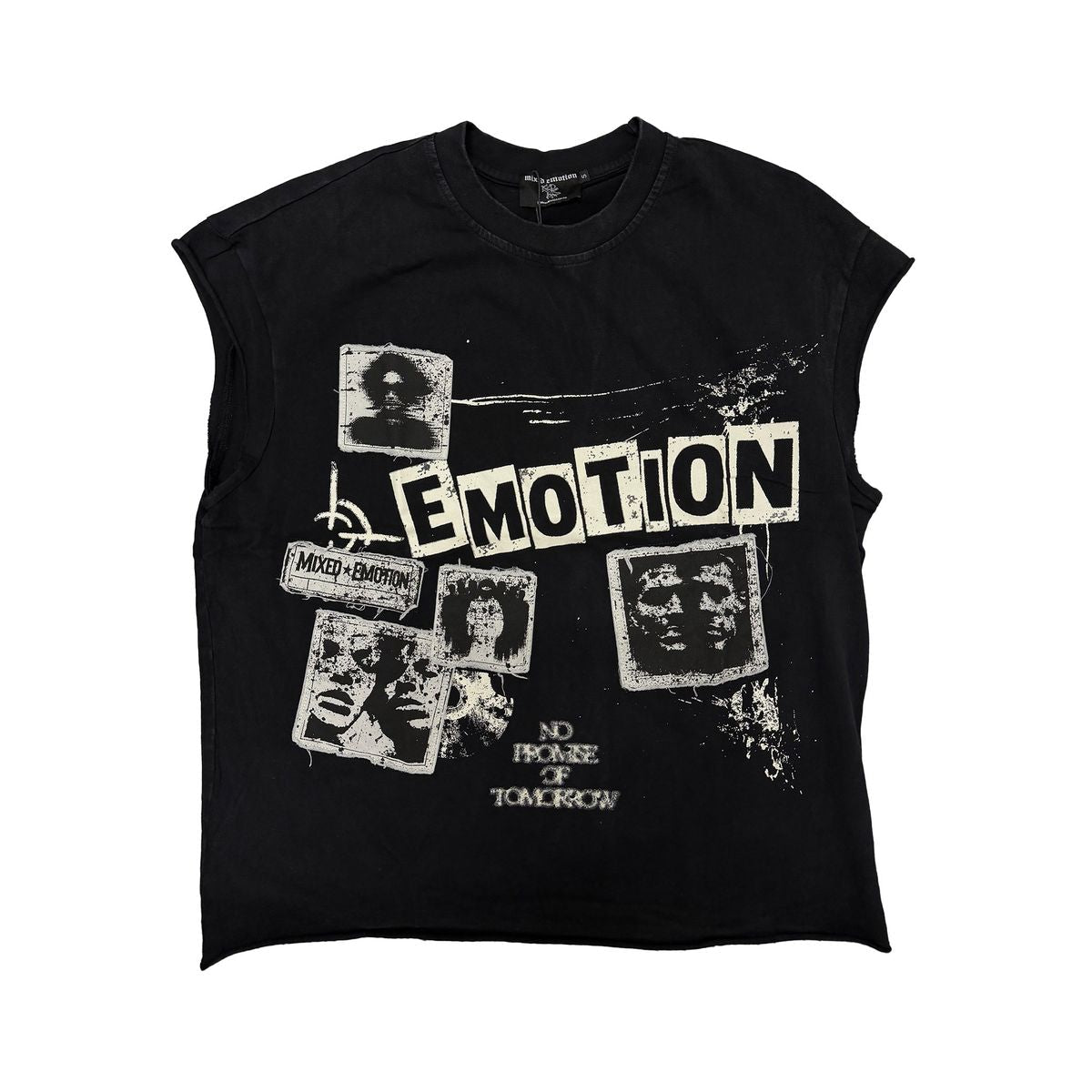 Mixed Emotions “Newspaper” Sleeveless tee - Hype World