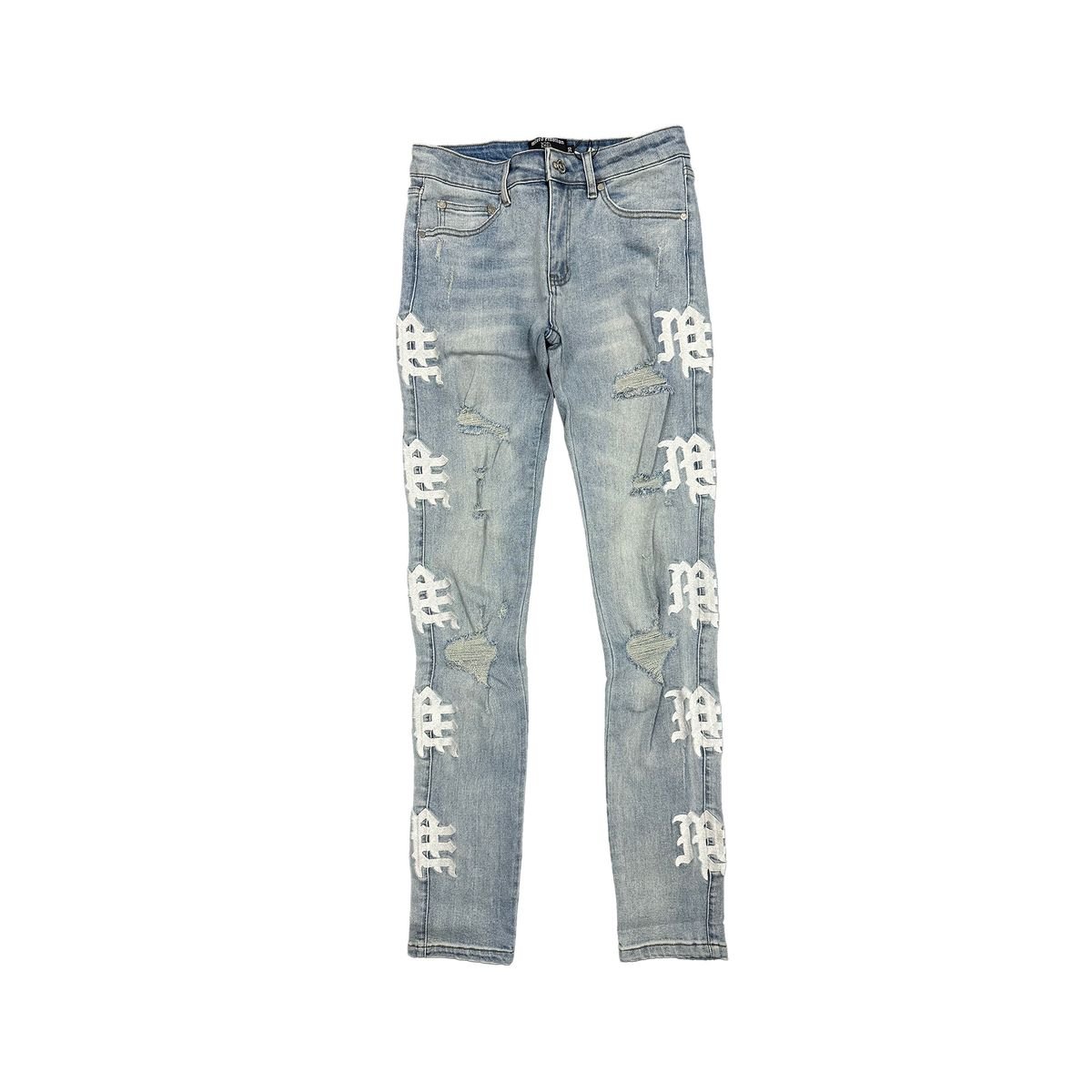 Mixed Emotions ‘Sea’ Monogram Denim - Hype World