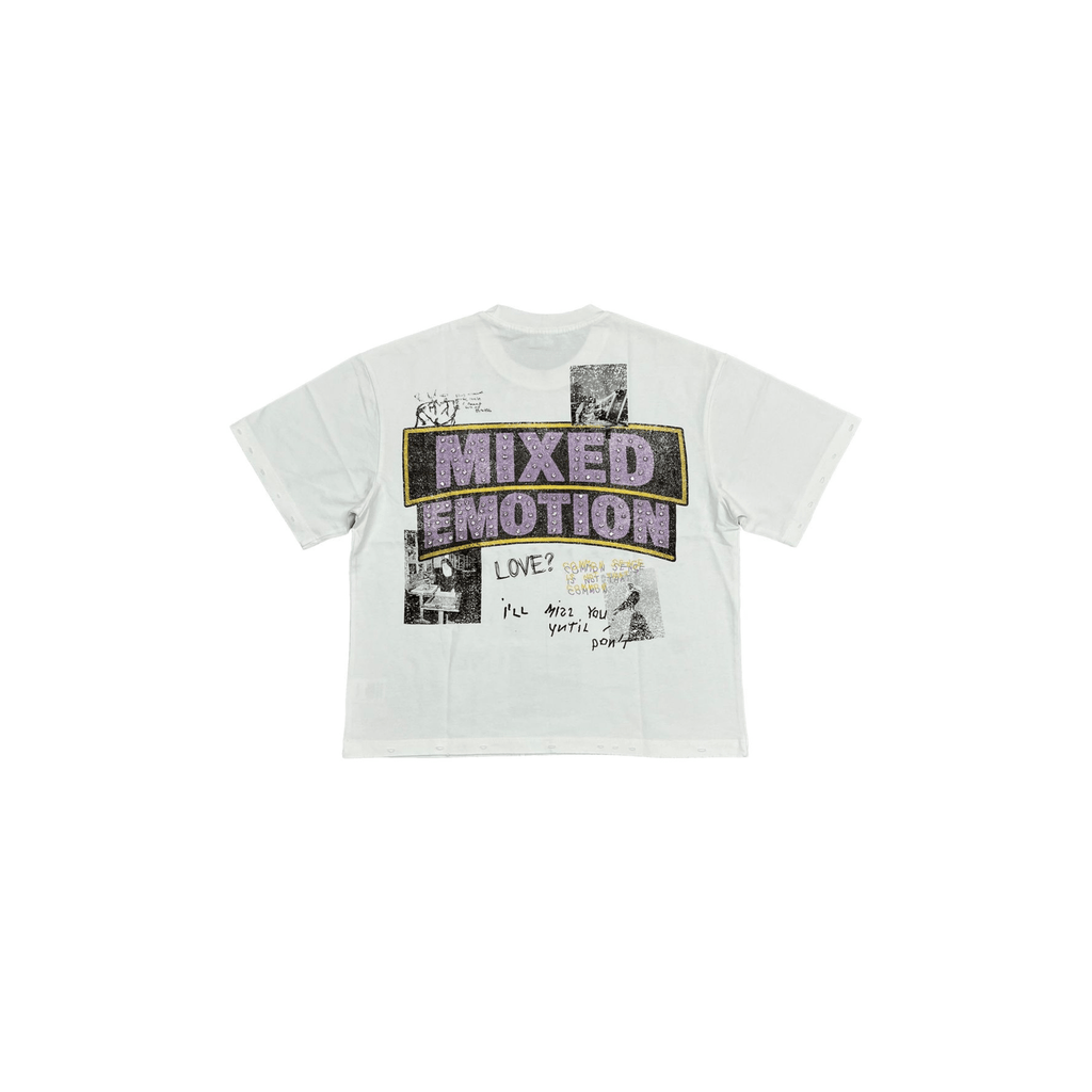 Mixed Emotions White “Lost Identity” Tee - Hype World