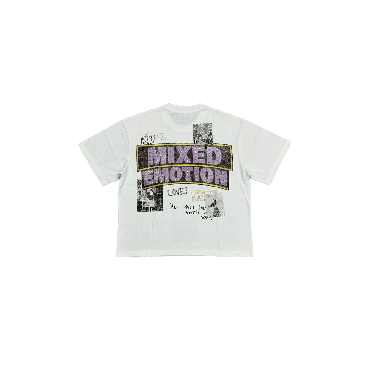 Mixed Emotions White “Lost Identity” Tee - Hype World