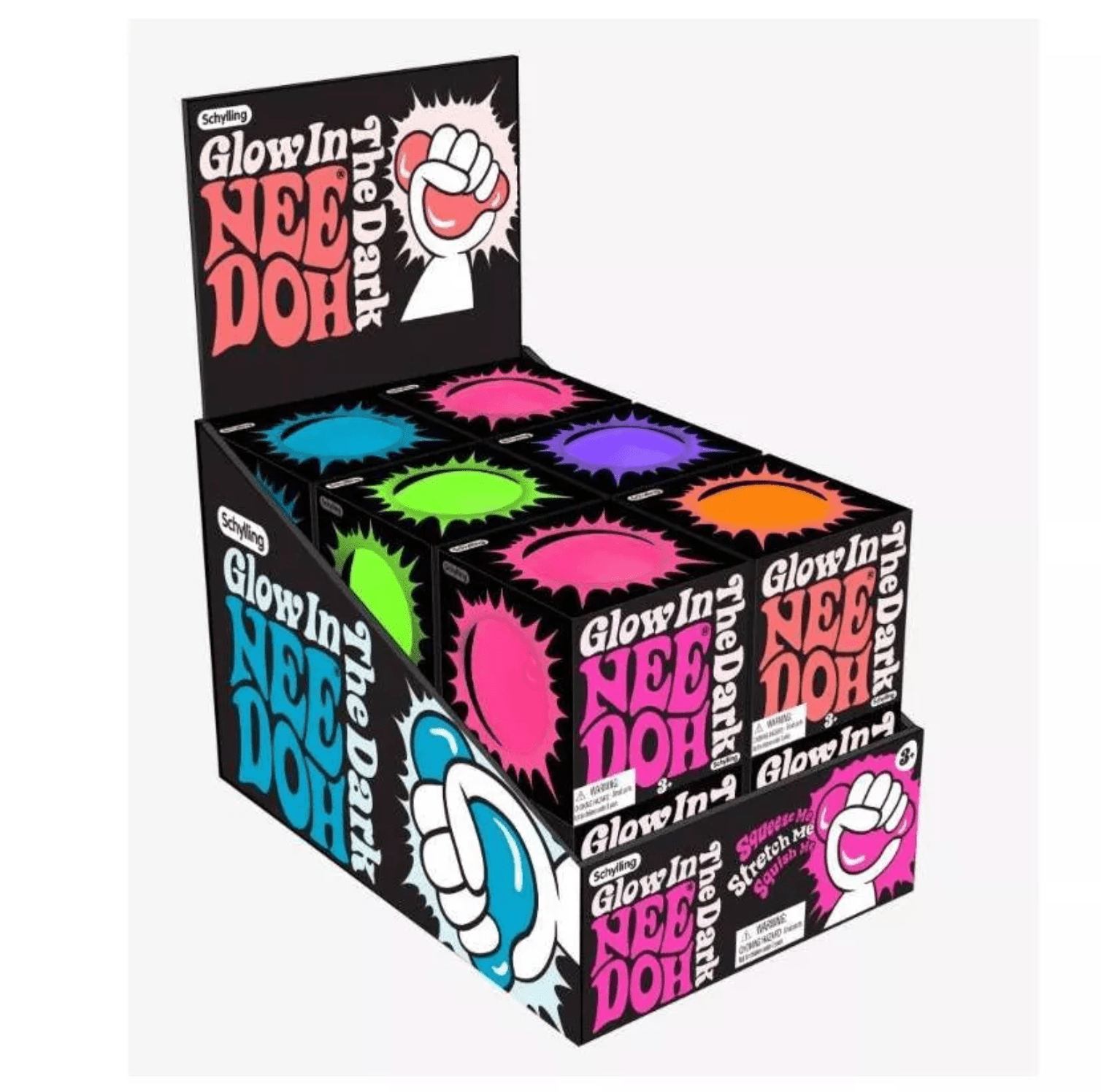 NeeDoh Glow in the Dark (Colors May Vary) - Hype World