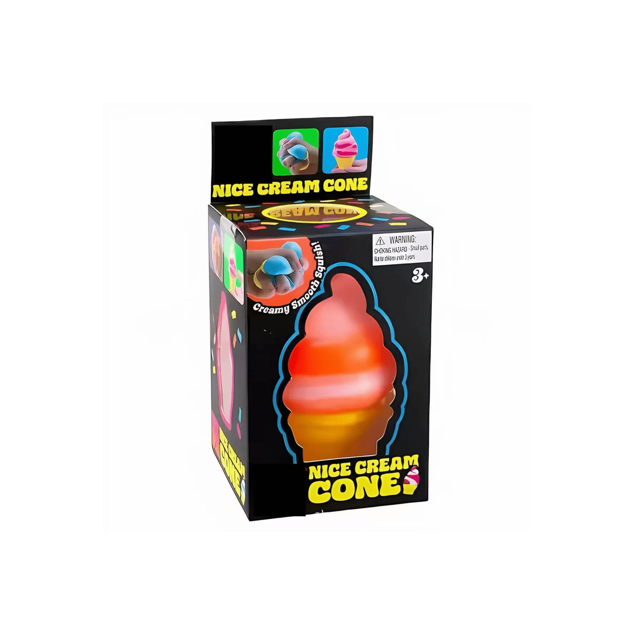 NeeDoh Nice Cream Ice Cream Cone Squishy Fidget Toy (Random Color) - Hype World