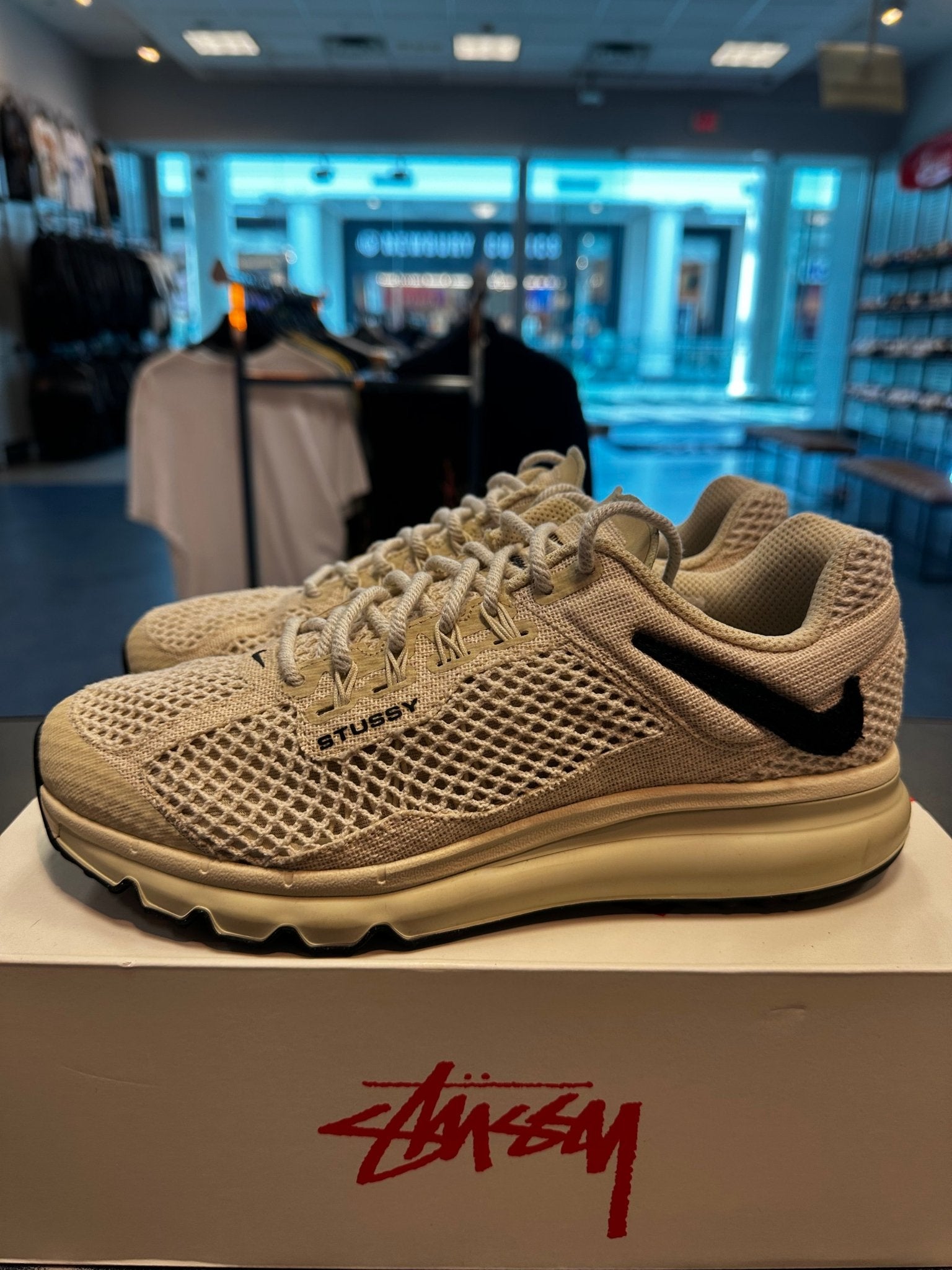 Nike Air Max 2013 Stussy Fossil Size 9.5 Preowned - Hype World
