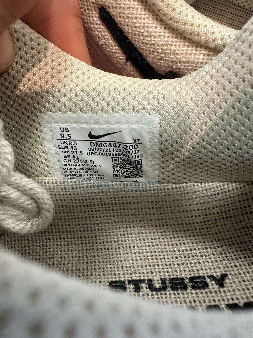 Nike Air Max 2013 Stussy Fossil Size 9.5 Preowned - Hype World