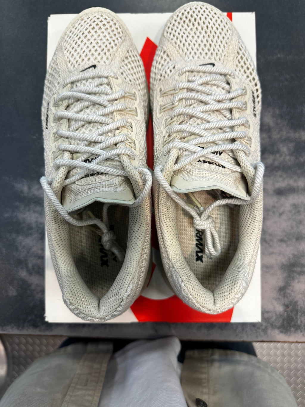 Nike Air Max 2013 Stussy Fossil Size 9.5 Preowned - Hype World