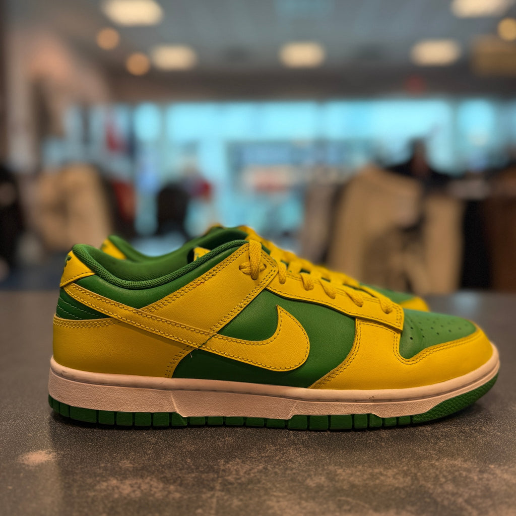 Nike Dunk Low Retro 'Reverse Brazil' Size 9.5M Preowned (NO BOX) - Hype World