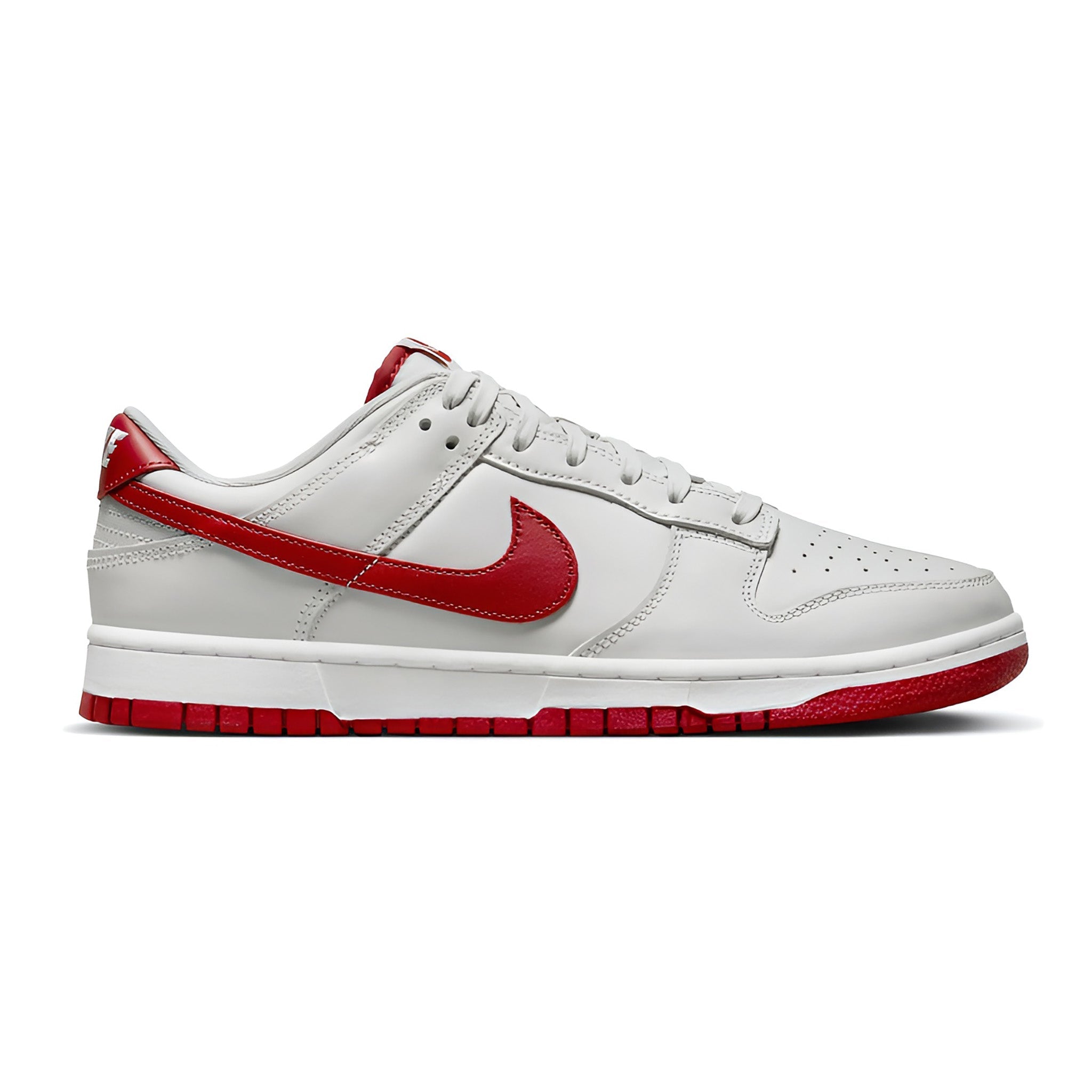 Nike Dunk Low "Vast Grey Varsity Red" - Hype World