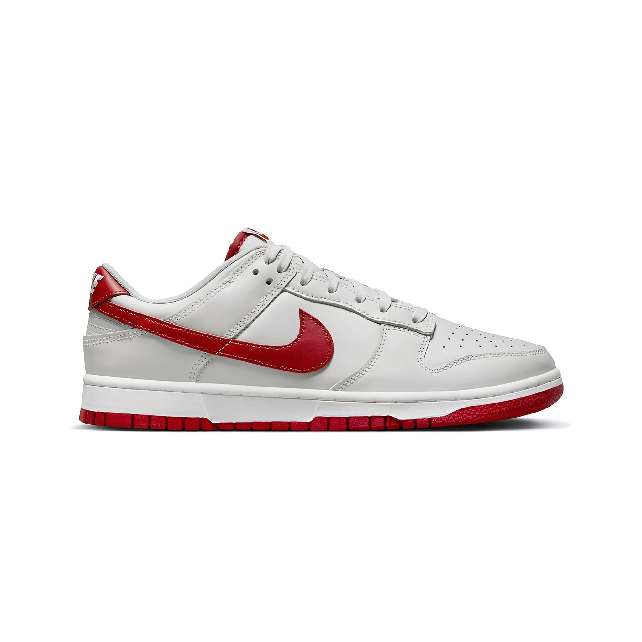 Nike Dunk Low "Vast Grey Varsity Red" - Hype World