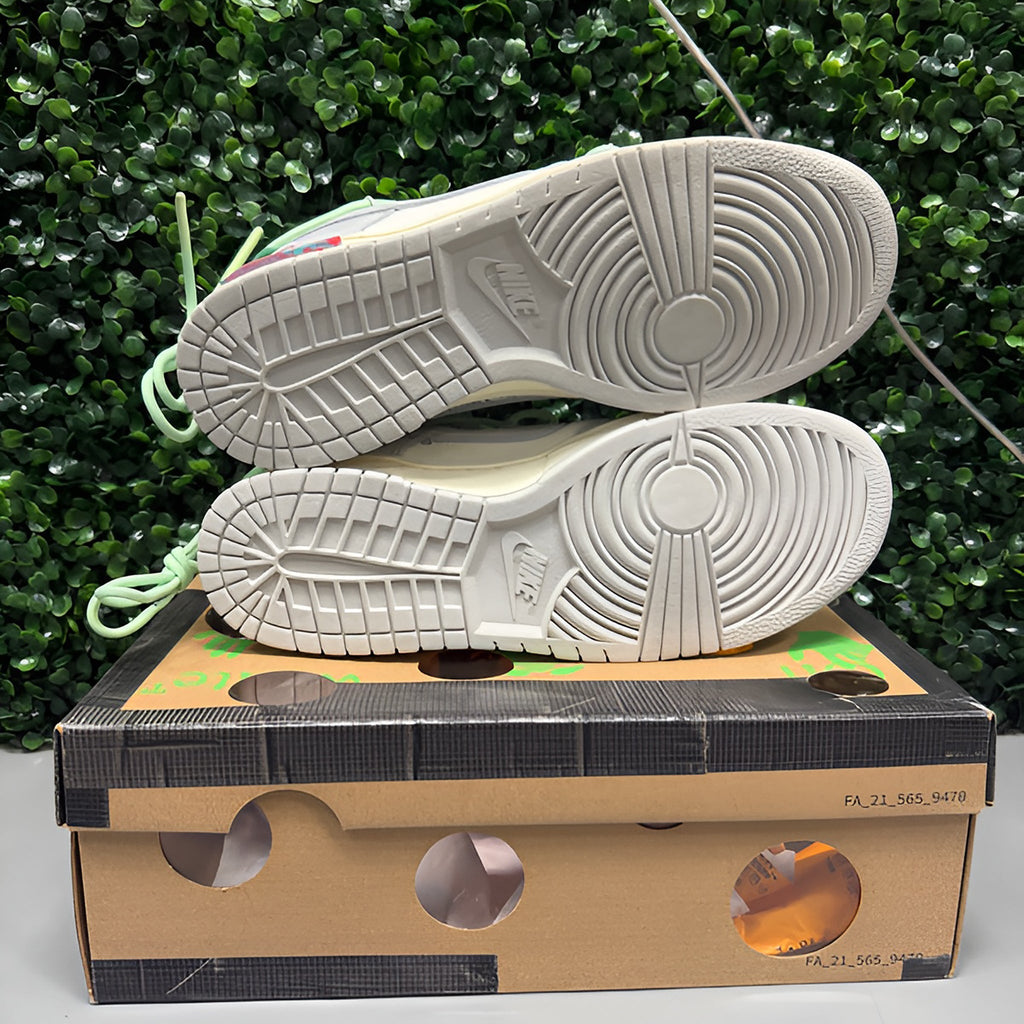 Nike Dunk Low X Off-White "Lot 7" Size 9 Tried On - Hype World