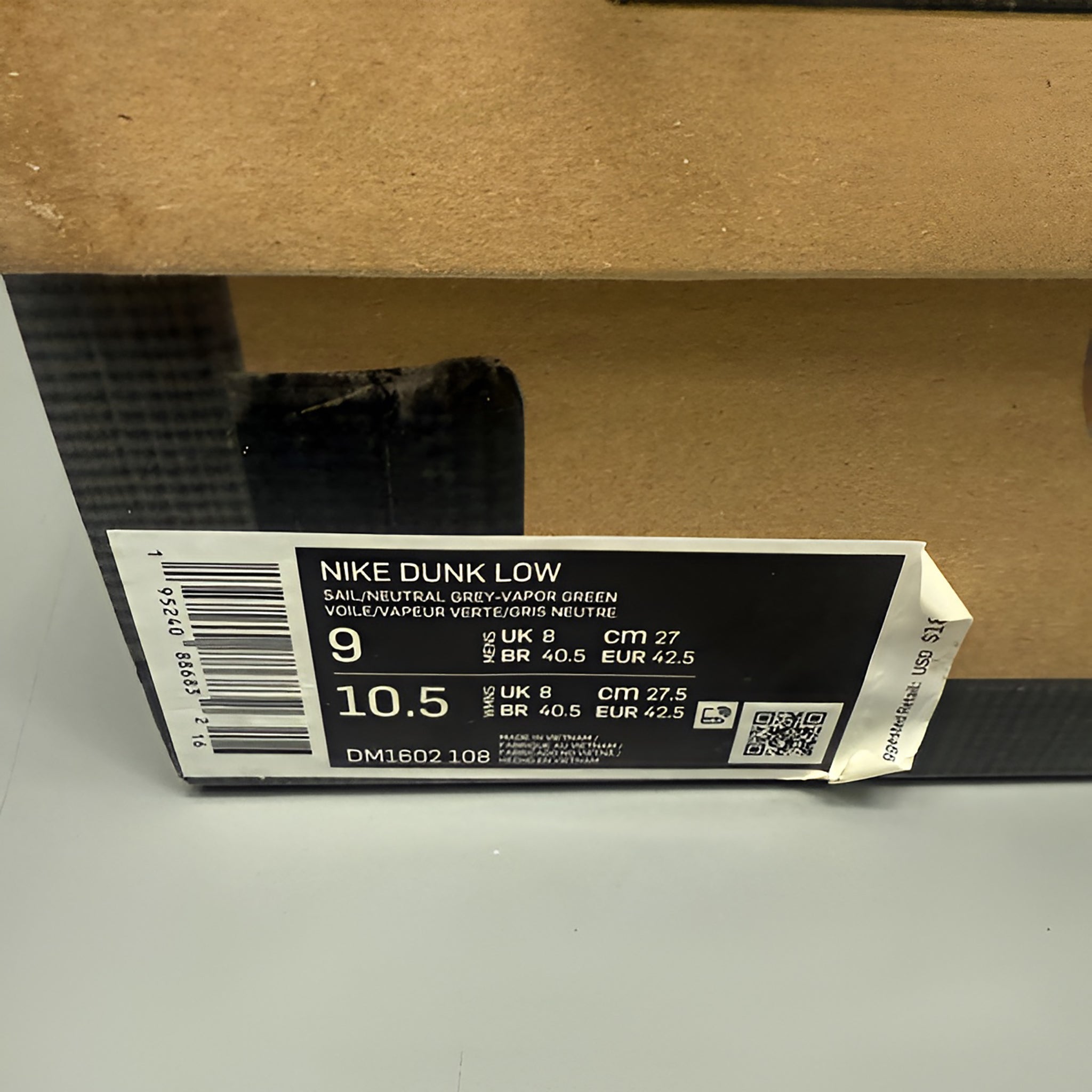 Nike Dunk Low X Off-White "Lot 7" Size 9 Tried On - Hype World