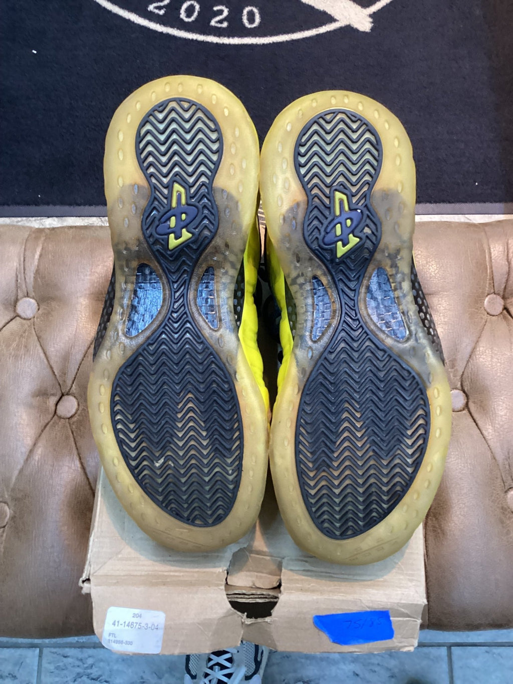 Nike FoamPosite “Electrolime” Size 10 Preowned with box - Hype World