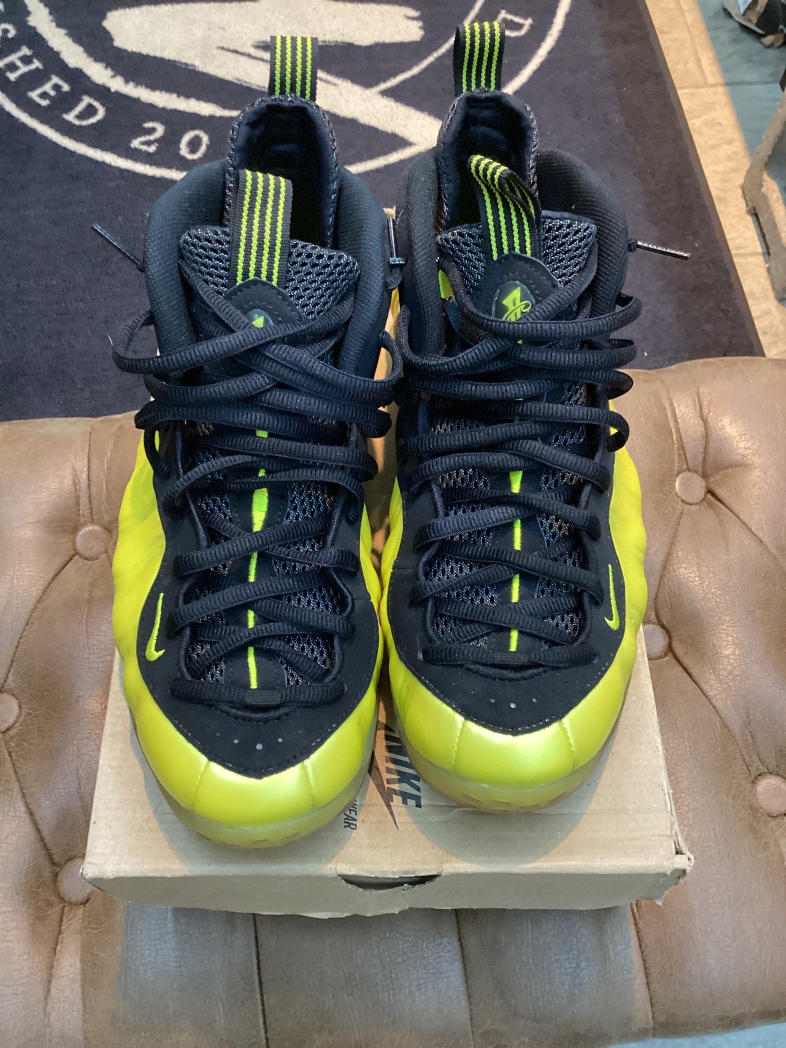 Nike FoamPosite “Electrolime” Size 10 Preowned with box - Hype World